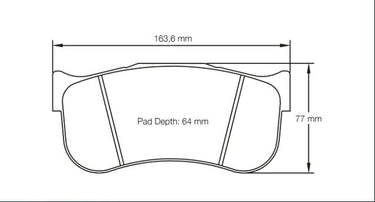 Pagid Racing Brake Pads No. 8101 - Discovery Parts